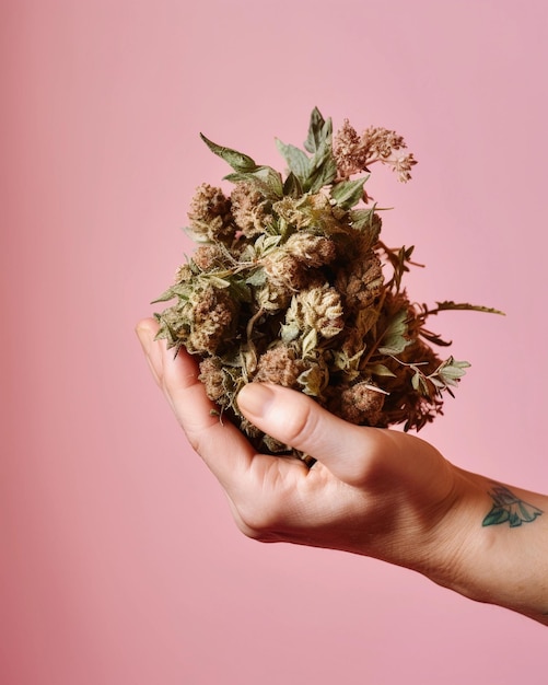 segure a mão e ofereça ao paciente maconha medicinal e óleo Receita de cannabis para uso pessoal legal