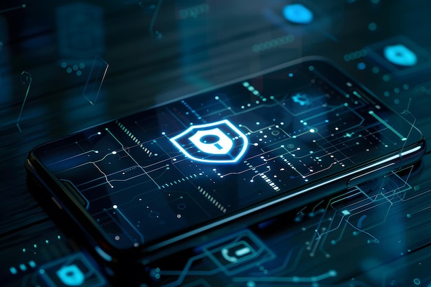 Seguridad cibernética en el escudo digital móvil para la protección de datos