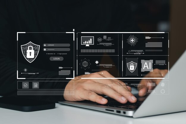 Seguridad cibernética esencial Prevención del crimen digital por parte de hackers anónimos Seguridad de datos personales y banca y finanzas