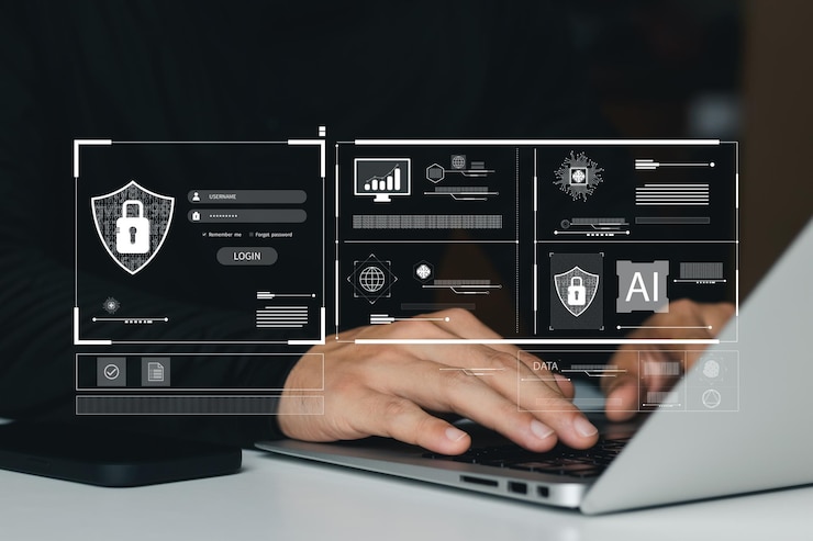 Foto seguridad cibernética esencial prevención del crimen digital por parte de hackers anónimos seguridad de datos personales