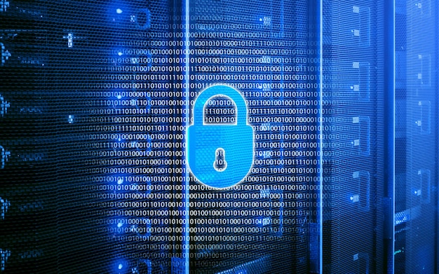 Seguridad cibernética protección de datos privacidad de la información Concepto de Internet y tecnología