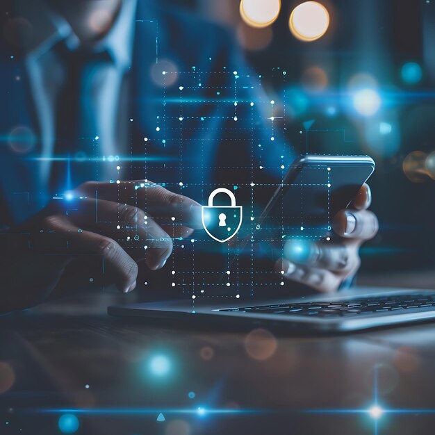 Seguridad cibernética Protección de datos Seguridad de la información y encriptación Tecnología de Internet