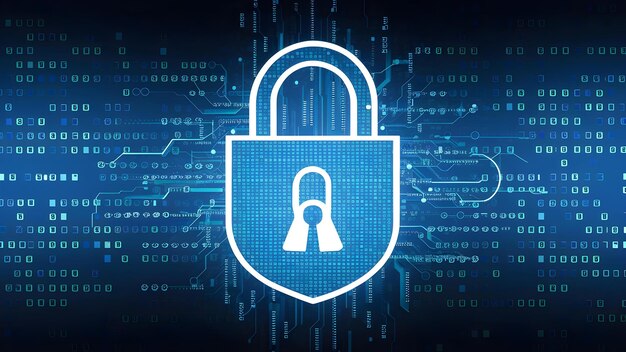 Seguridad de redes con cerraduras digitales y cortafuegos contra amenazas cibernéticas Concepto Seguridad de redes Cerraduras digitales cortafuegos Amenazas cibernéticas Protección de datos