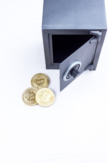 Foto seguro y bitcoin