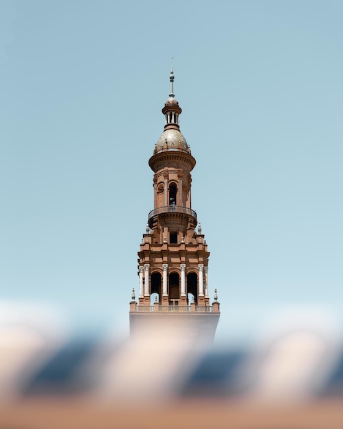 Foto sehenswürdigkeit des tempels vor klarem himmel