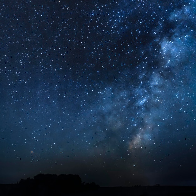 Sehenswürdigkeit von Sternen am Himmel