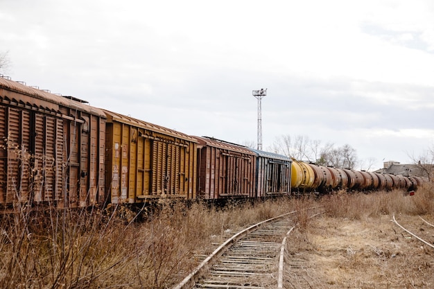 sehr alte Waggons