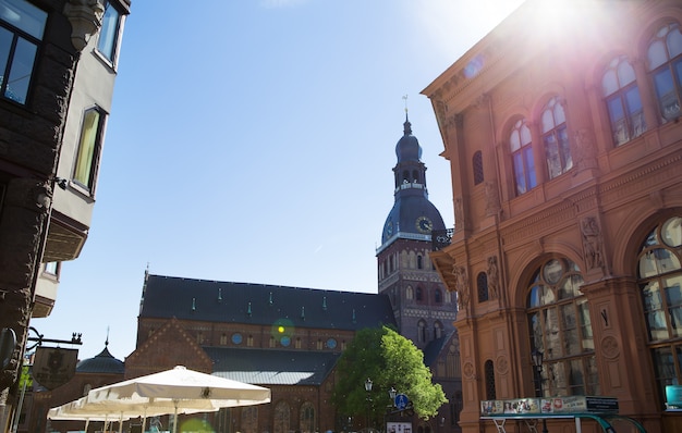 Sehr schöne Altstadt von Riga in Lettland.