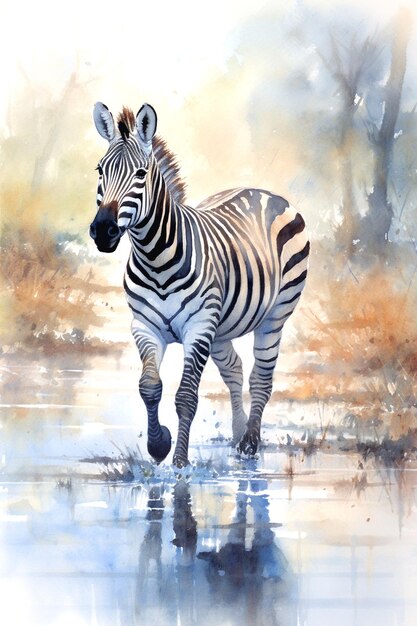 Foto sehvermögen von zebras