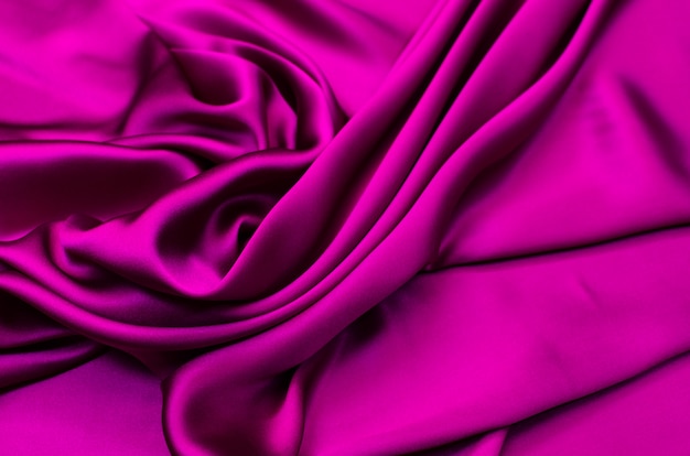 Seidenstoff, Fuchsia Satin