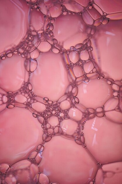 Seifenblasen rosa abstrakter Hintergrund