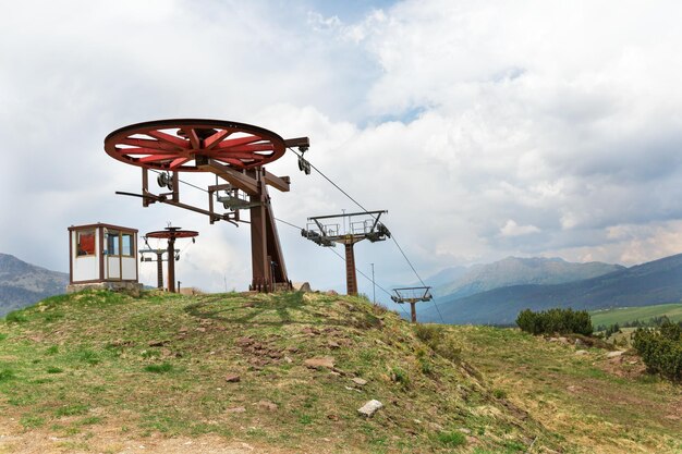 Seilbahn auf Passo Role Italien