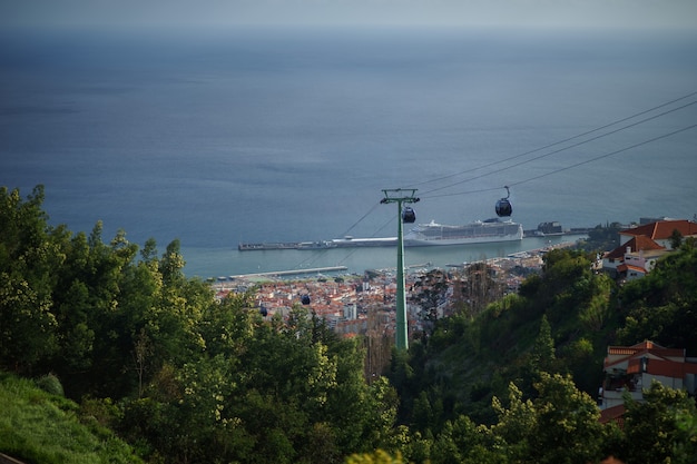 Seilbahn nach Monte in Funchal, Madeira Island Portugal.