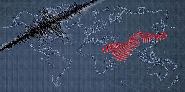 Seismische Aktivität Erdbeben Amerikanische Samoa Karte