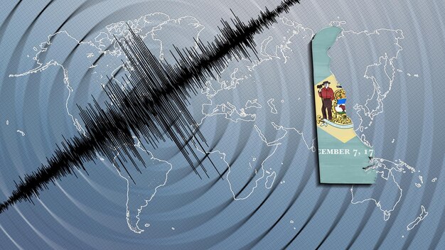 Seismische Aktivität Erdbeben Delaware Karte Richterskala
