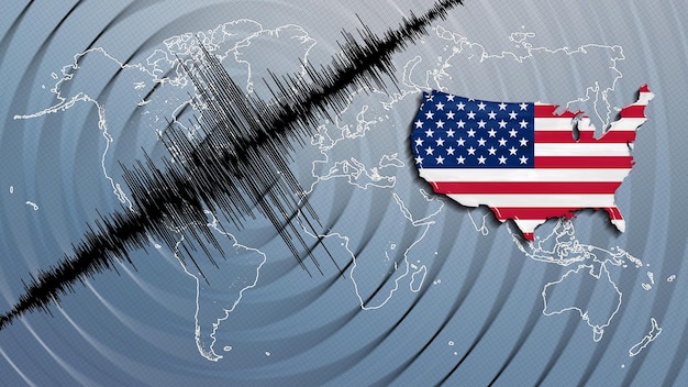 Foto seismische aktivität erdbeben vereinigte staaten karte richterskala