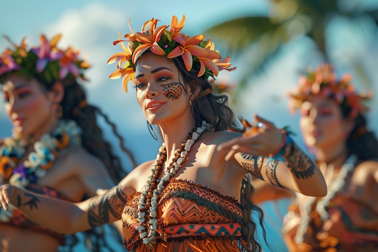 Foto seja cativado pela elegância do tradicional havaí