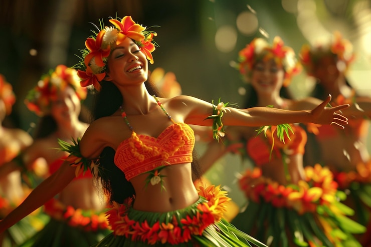 Foto seja cativado pela elegância do tradicional havaí