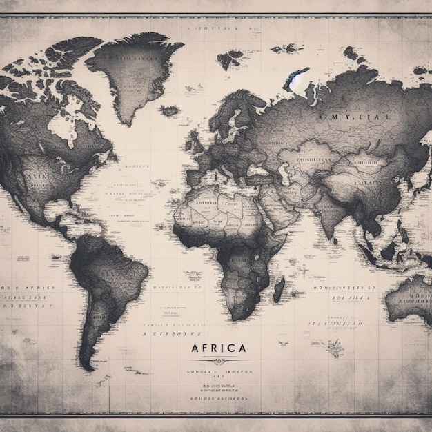 Seja criativo e use esses esboços do mapa da África para criar seus próprios projetos únicos