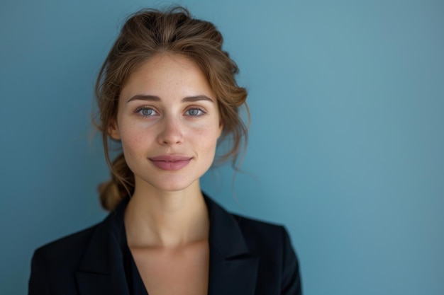 Foto selbstbewusste geschäftsfrau im studio