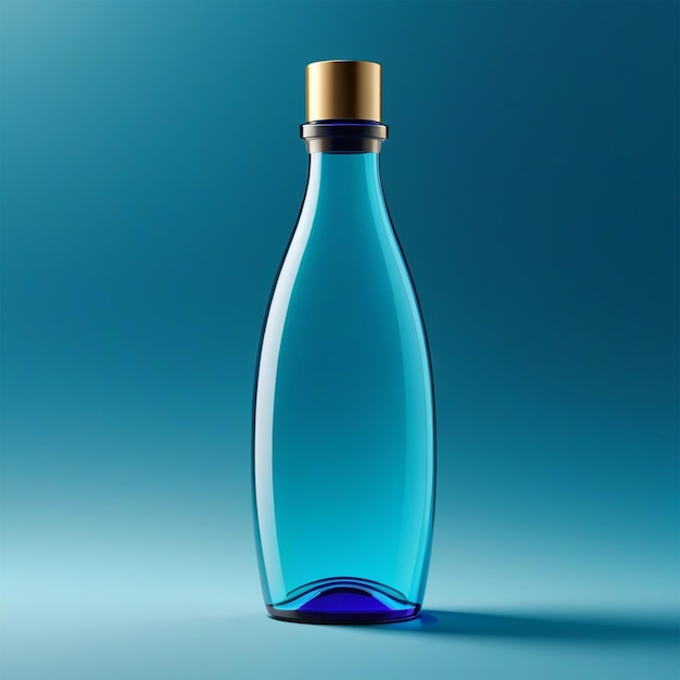 Foto seleção de modelos de garrafa premium