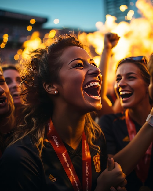 Seleção espanhola de futebol feminino Foto stock