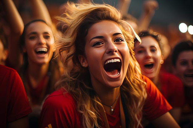 Selección española de fútbol femenino Foto de stock