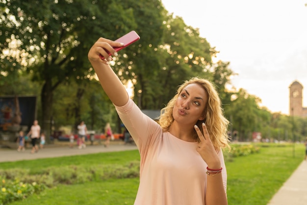 Selfie im Park