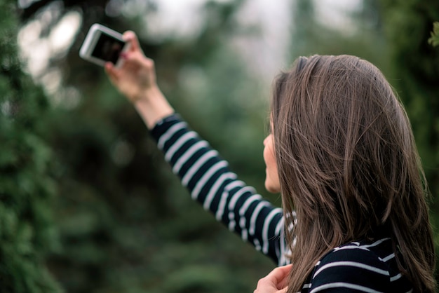 Selfie en el parque.