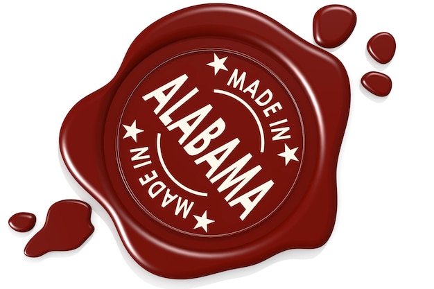 Selo de etiqueta feito no alabama