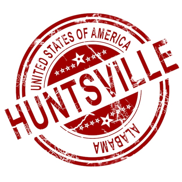 Foto selo vermelho de huntsville