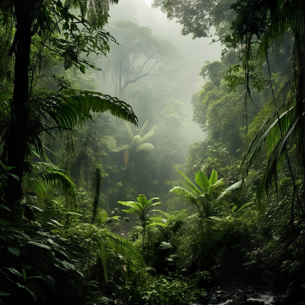 Selva Amazónica Selva Profunda Lloviendo