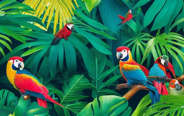 selva de papagaios