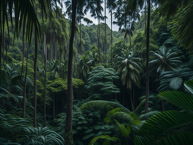 Foto selva panorâmica