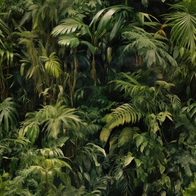 Selva tropical de textura perfecta