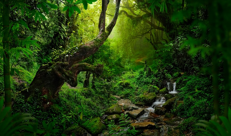 Foto selvas tropicais do sudeste asiático