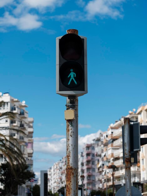 Foto semáforo na rua