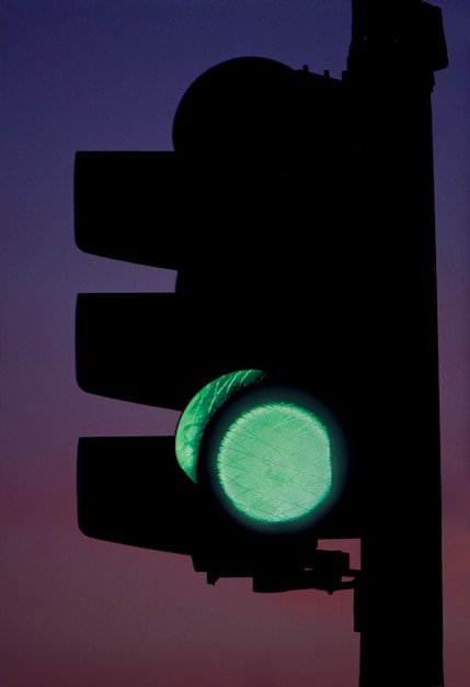 Foto semáforo verde