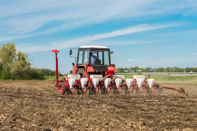 Sembradoras tractor agrícola