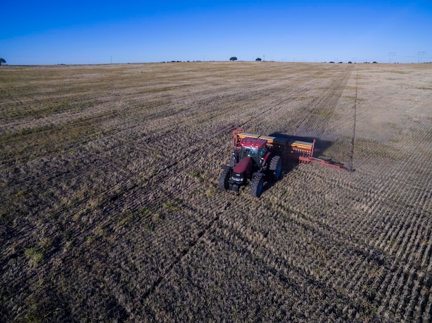 Semeadura direta no campo argentino La Pampa Província Argentina