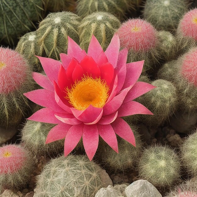 Foto semente de ferocactus