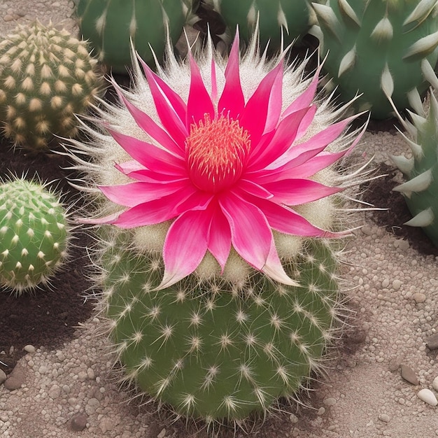 Foto semente de ferocactus