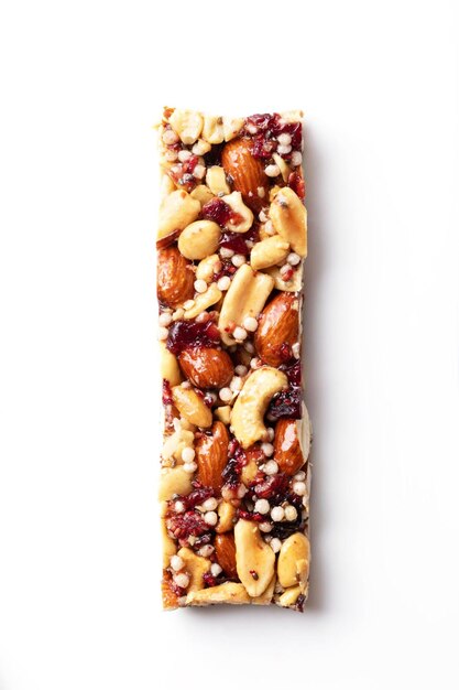 Sementes de frutas Chia e Nut Bar Granola Bar