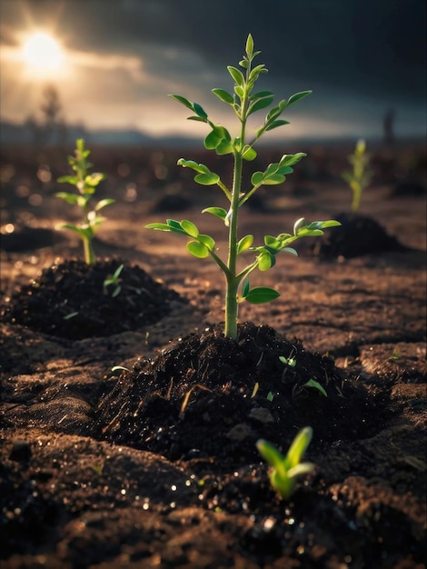 Sementes de resiliência alimentando esperança em meio ao aquecimento global