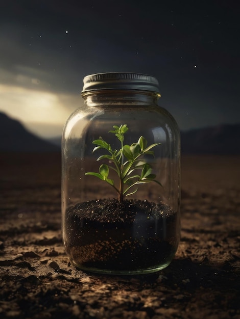 Foto sementes de resiliência alimentando esperança em meio ao aquecimento global