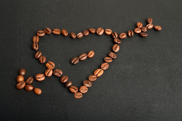 Semilla de café, Fondo de granos de café