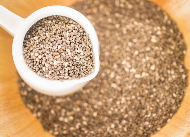 Semillas de chia orgánicas primas premium