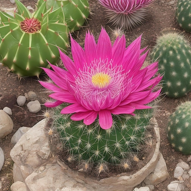 Foto semillas de ferocactus