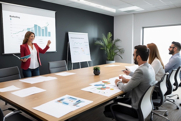 Foto seminário de estratégia de marketing