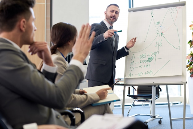 Foto seminário de treinamento em negócios